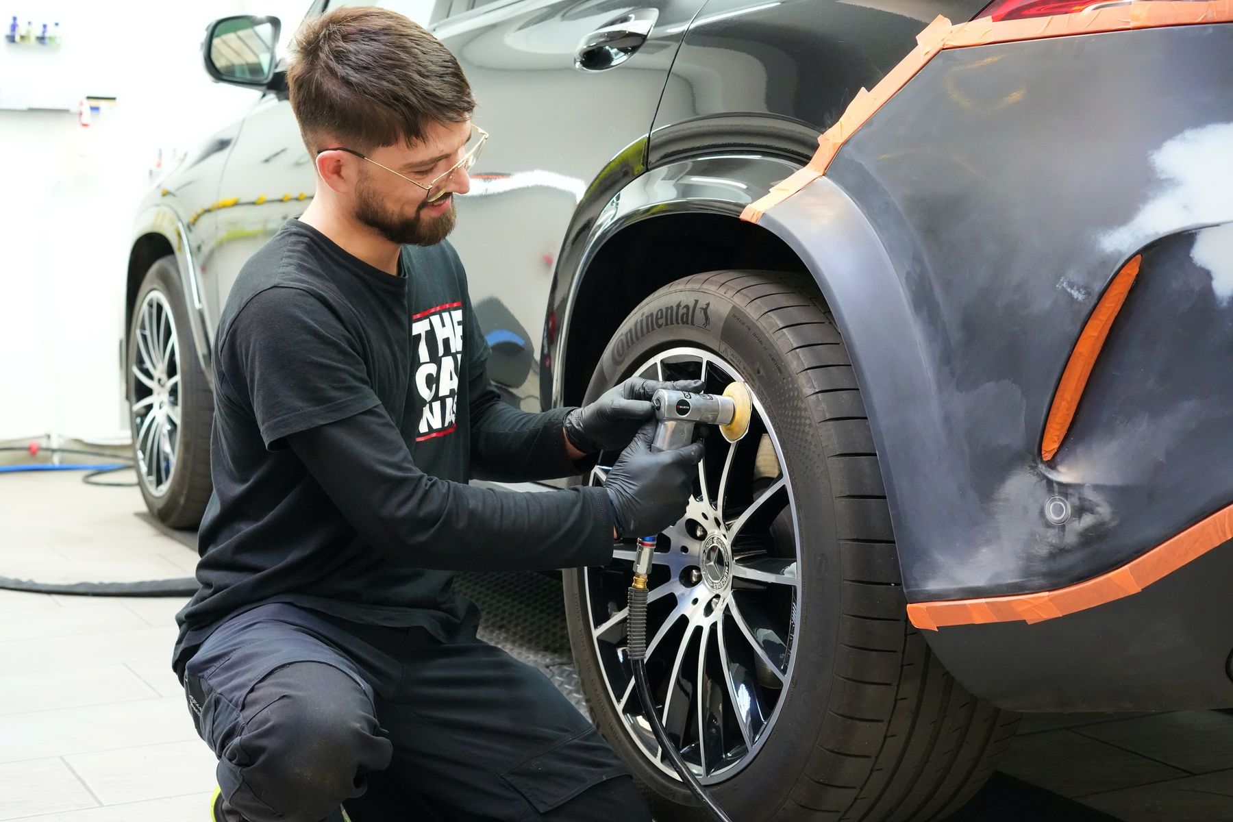 Réparation d'une jante Mercedes